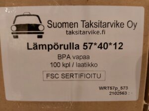 Halda, Point ja Porti KT-40 100 kpl (10 * 10 rullan muovipuriste) laatikko